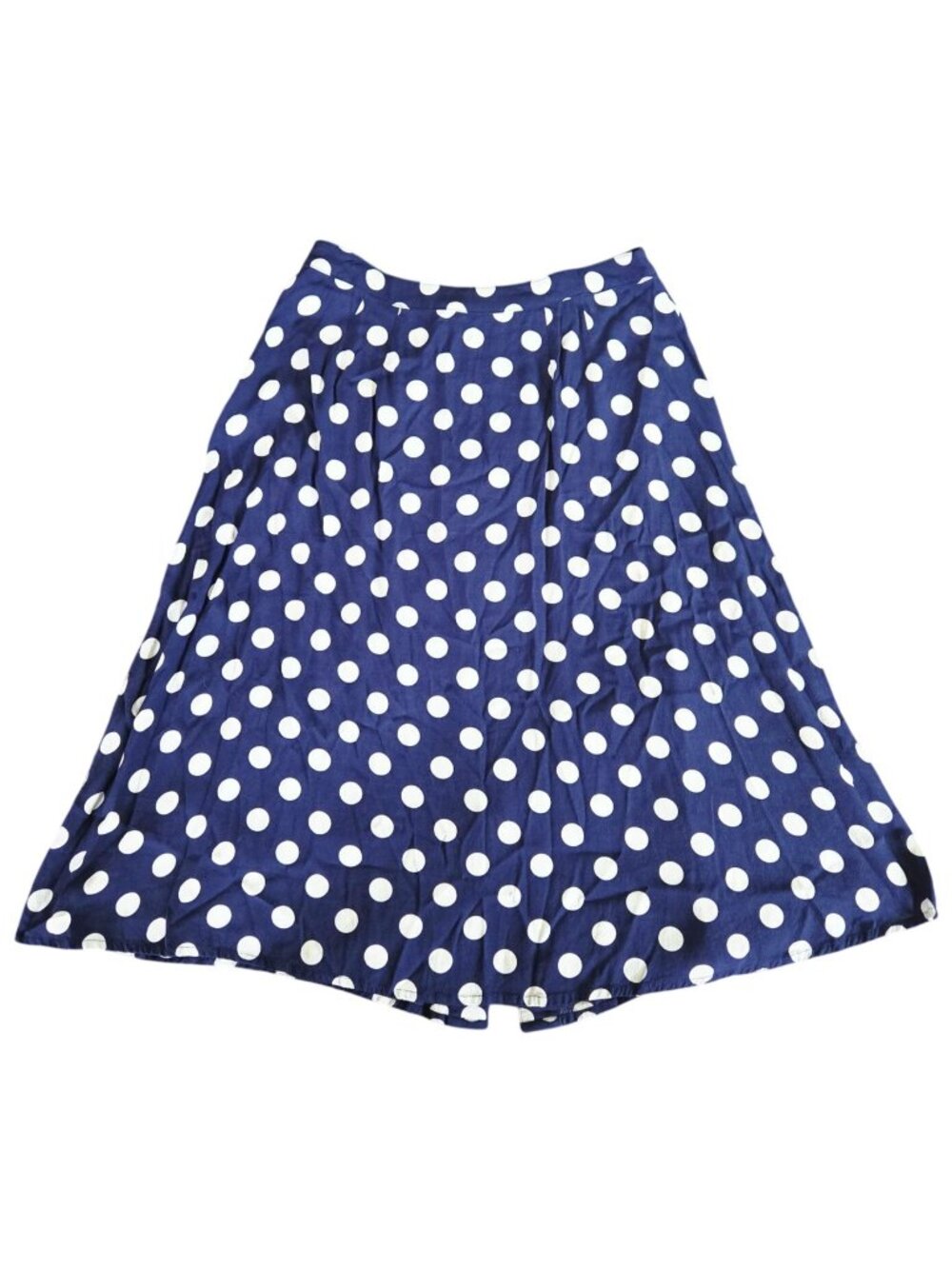 Talbots Women's 14P Maxi Skirt Boho Prairie Broomstick Cottage Polka Dot A-Line - Picture 2 of 12